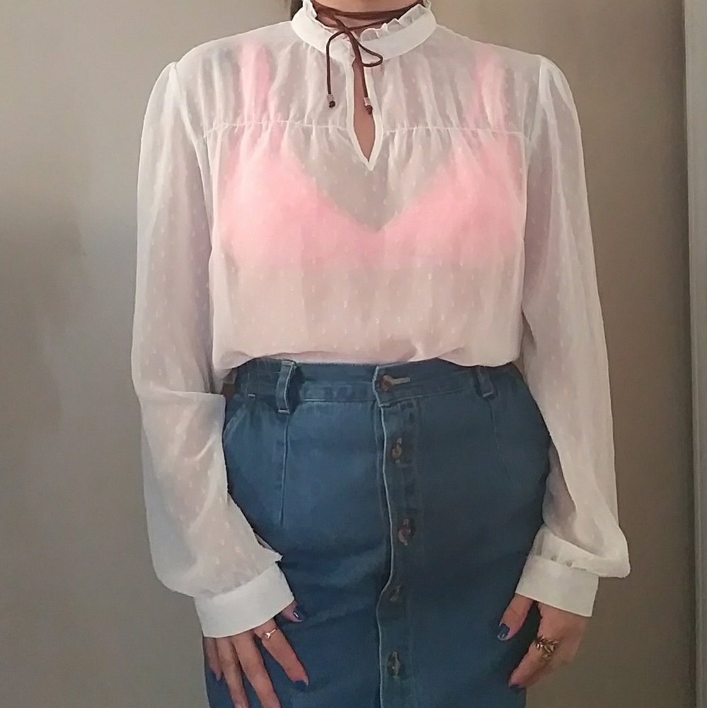 Mossimo Sheer Blouse